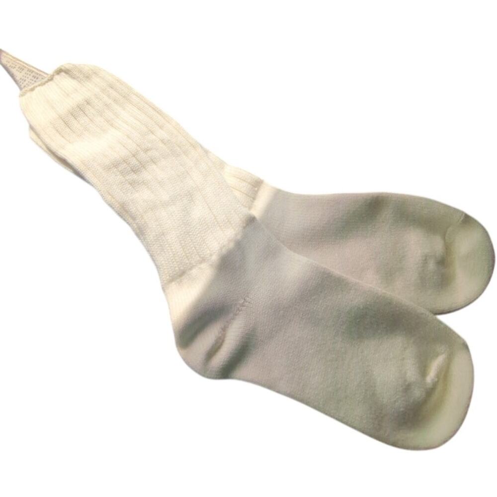 Cream Colored New Without Tags Boot Socks Size 8.5-11